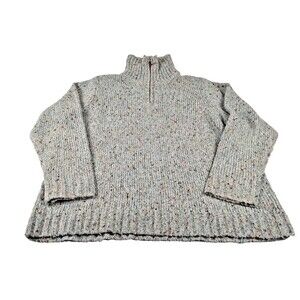 CHARTER CLUB ACRYLIC/POLYEASTER TUTLE KNECK WINTER SWEATER LONG SLEEVES GRAY